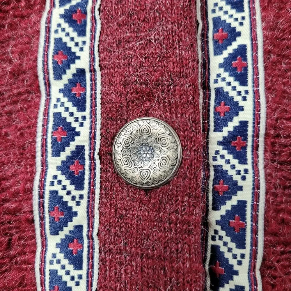 Sierra Sport Mohair Nordic Cardigan size Large